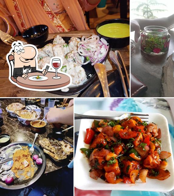 Food at The Wild Theme restaurant