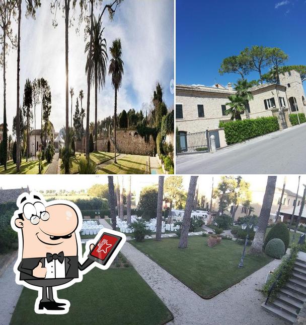 Gli esterni di Villa Il Cannone