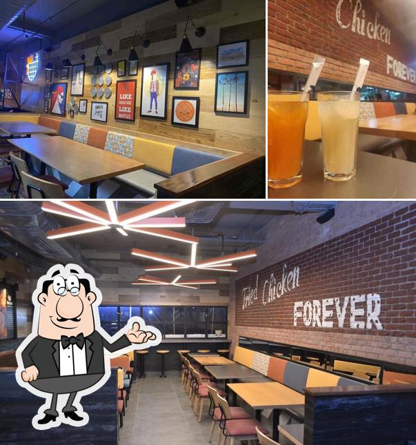 Take a look at the photo displaying interior and beverage at Bruxie India
