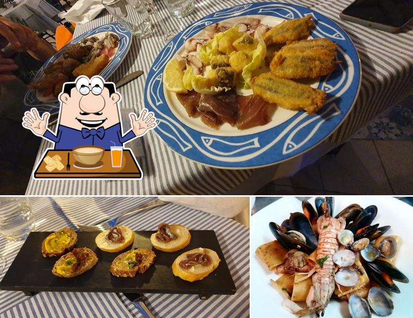 Platti al Ristorante K cucina di pesce