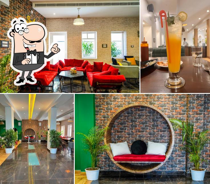 Take a seat at one of the tables at The Big "O" Restaurant and Lounge