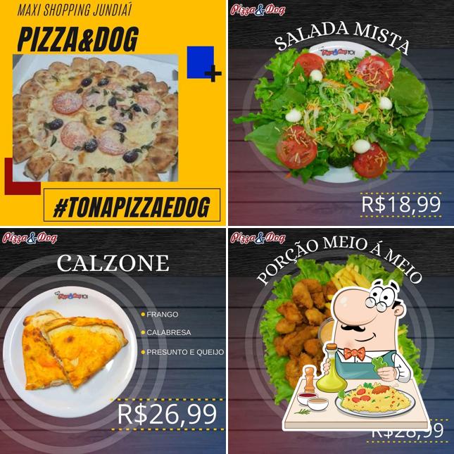 Platos en Pizza & Dog