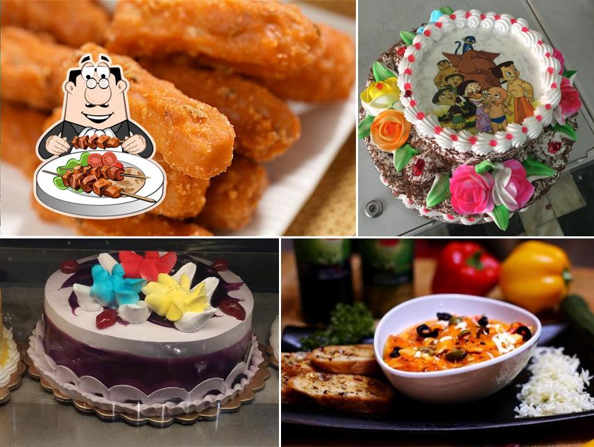 Chicken wings and chocolate cake at Vijay's Lovely Sweet House - Sweets Shop in Doraha