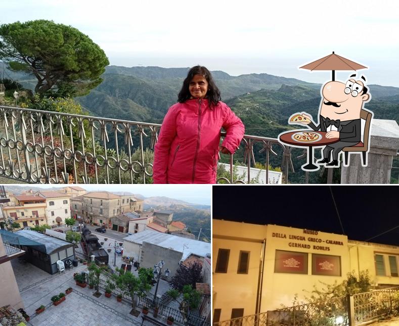 Puoi goderti l'aria fresca da seduto all'esterno di Gastronomia La Lestopitta
