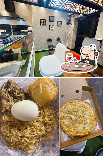 This is the photo showing food and interior at Night Cravings