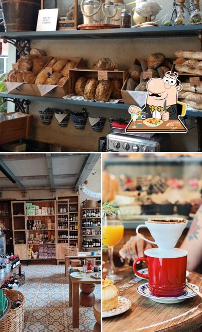 Comida em Pão Rústico Fermentação Natural