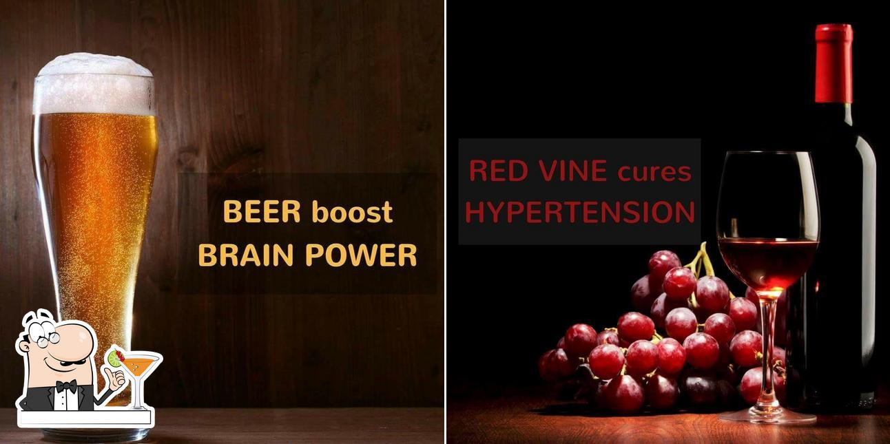 Try a drink from the menu
