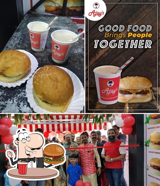Get a burger at Ajay's - Vasna Road, Baroda