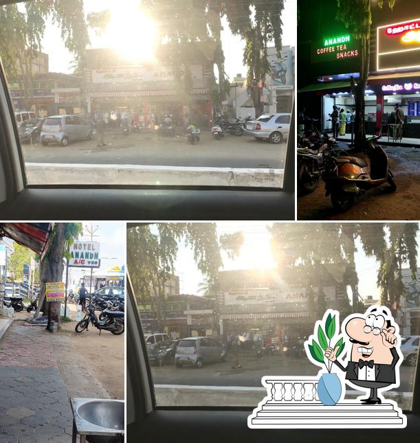Check out how Anandh Vegetarian A/C looks outside