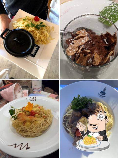 Spaghetti à la carbonara à Restaurant Brasserie le Gaudissart