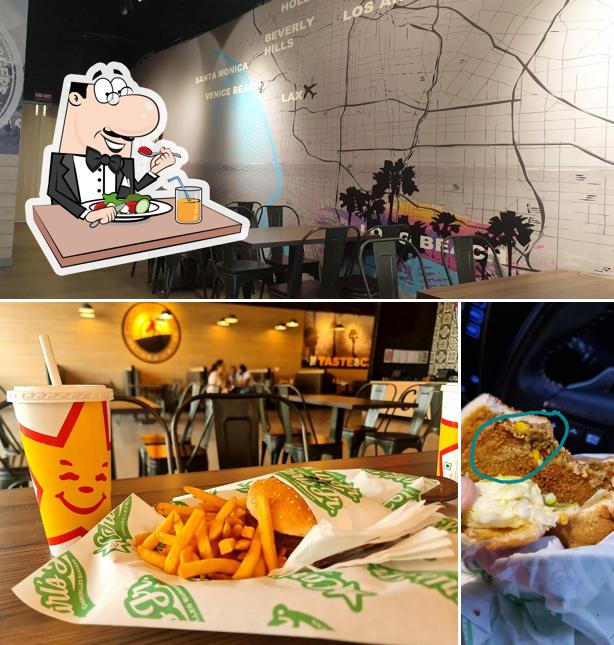 Among different things one can find food and interior at Carl's Jr. Phagwara