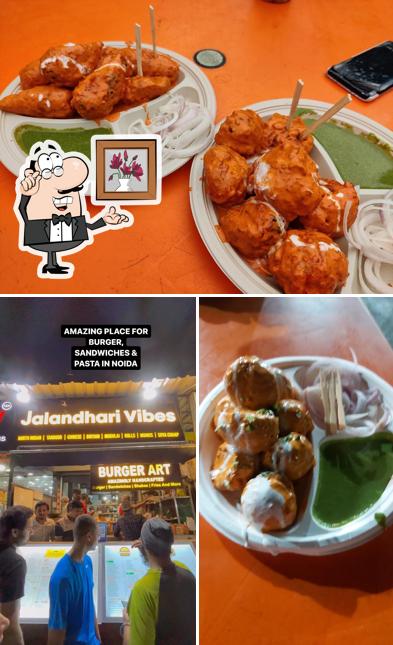 Take a seat at one of the tables at Jalandhari Vibes