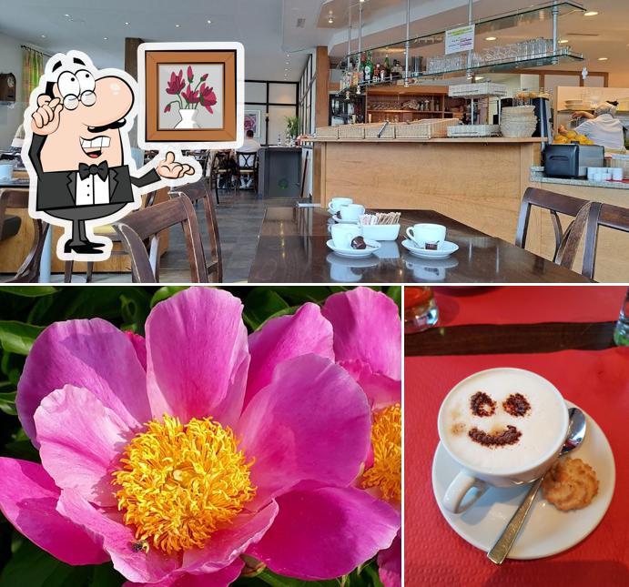 Gli interni di Knobel Bäckerei Konditorei