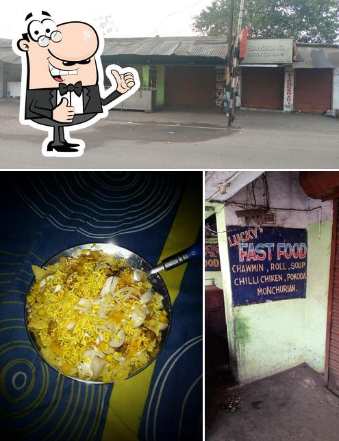 Look at the photo of Lucky Fast Food