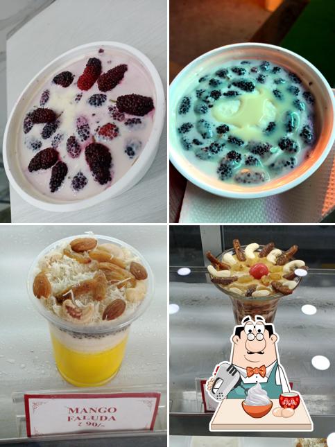 Milan Juice Center and Shawarma serves a variety of sweet dishes