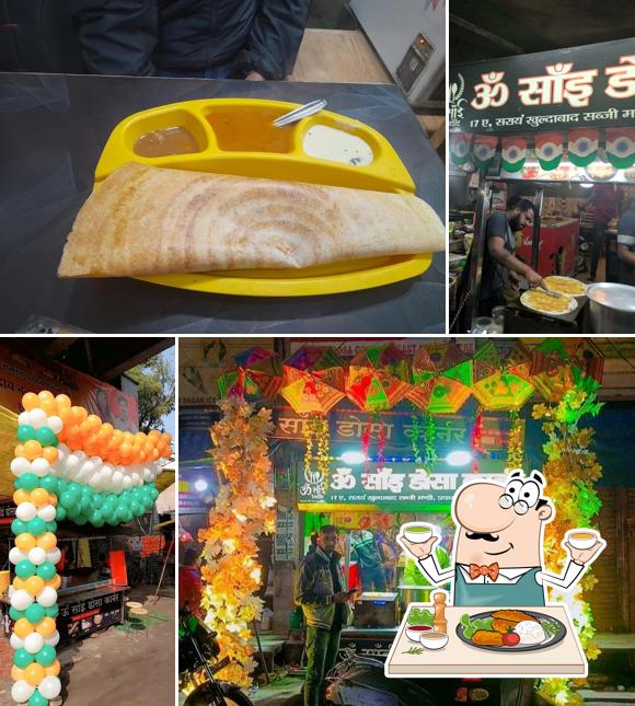 Food at Om Sai Dosa Corner