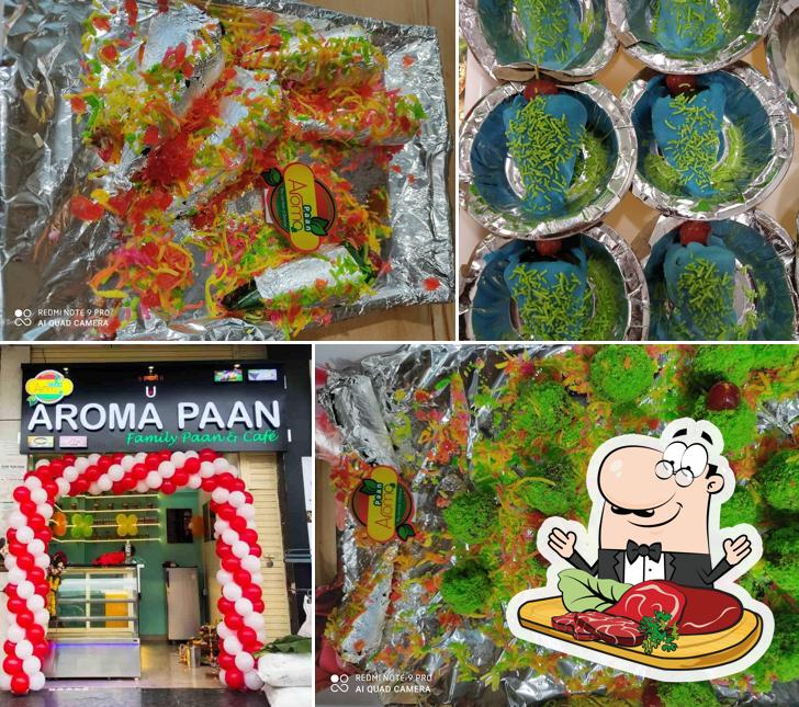 Beef carpaccio at Paan Aroma Head Office India's No. 1 Retail chain of Paan Cafe