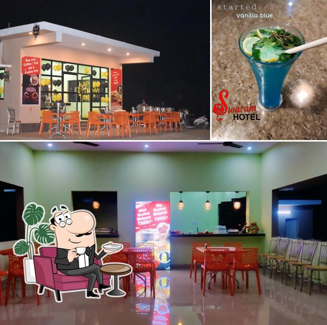 The interior of SWARAM RESTAURANT
