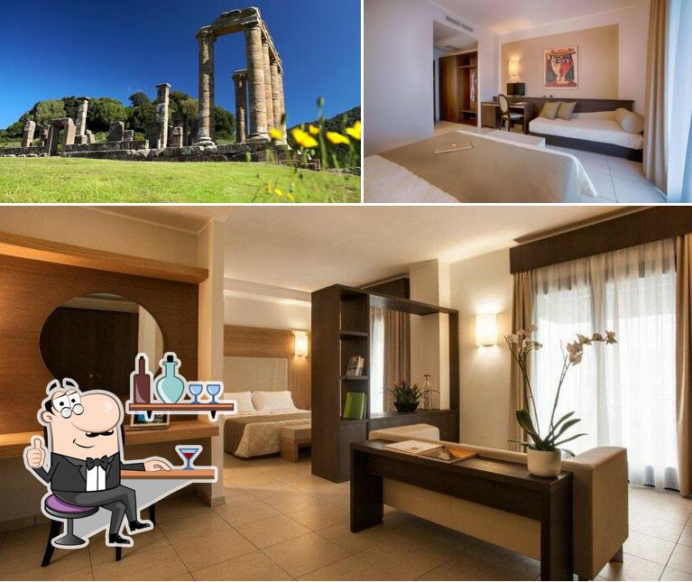 Lu' Hotel - Carbonia si caratterizza per la interni e esterno