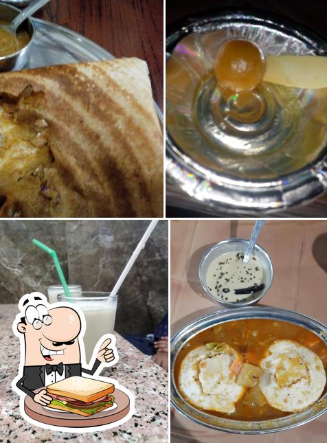 Grilled cheese sandwich at Bahar Restaurant