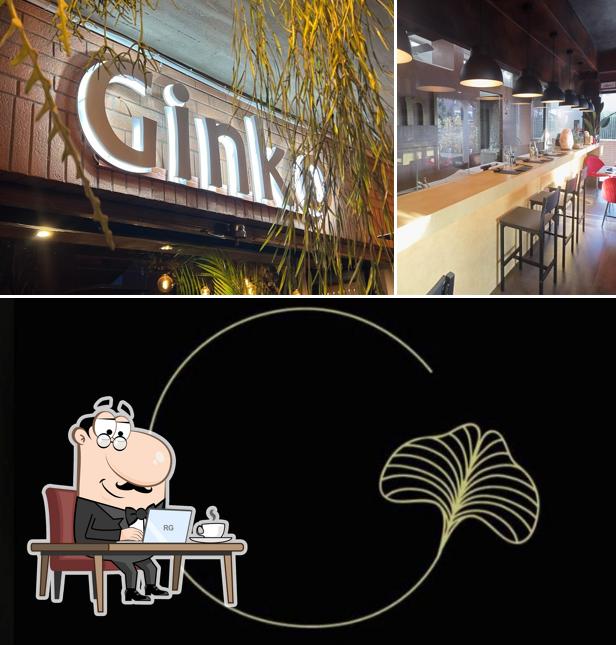 Dai un'occhiata agli interni di Ginko Sushi