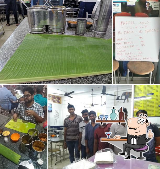 The interior of NAIDU ANDHRA MESS