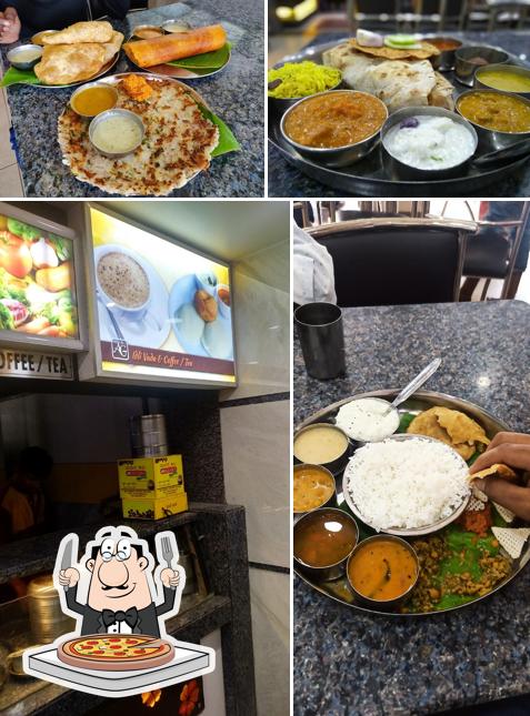 Pick pizza at Atithi Grand