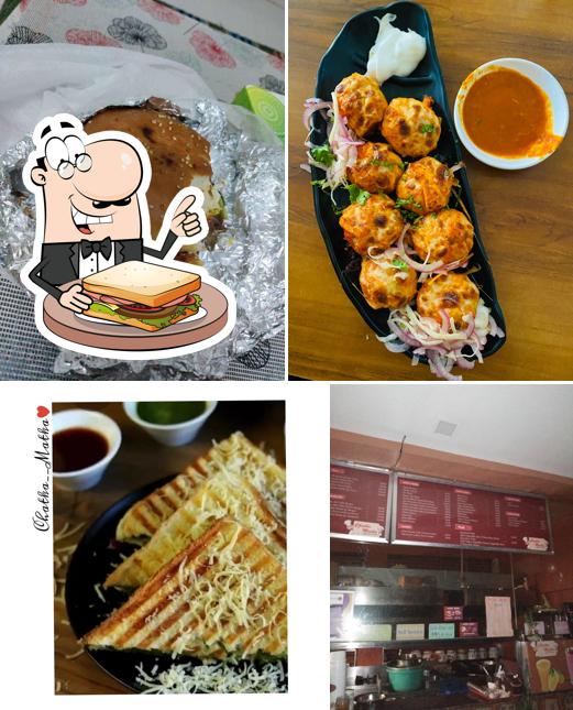 Grilled cheese sandwich at Chatka matka