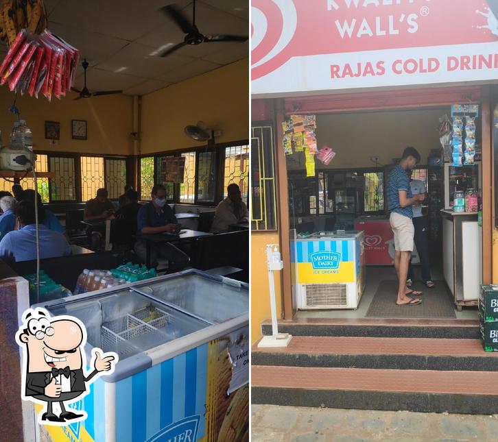 Look at the pic of Rajas Cold Drinks House