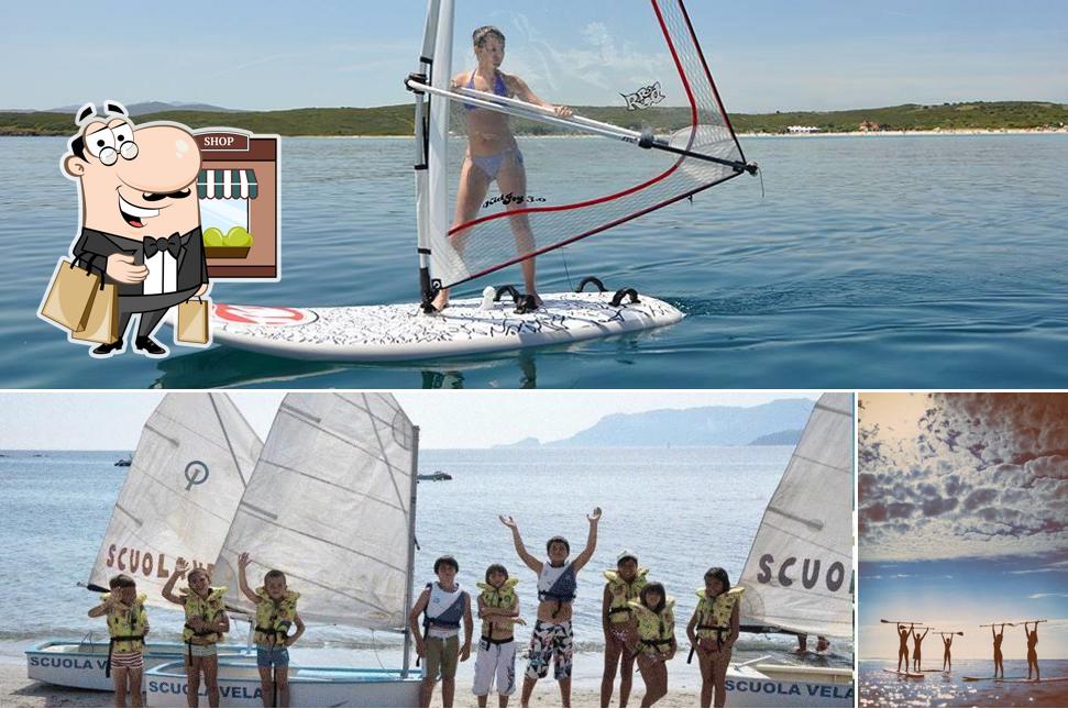 Goditi la vista dall'area esterna di Sa Joga - Sailboard