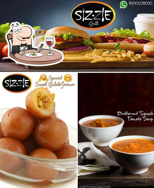 Food at Sizzle Grill Fast Food