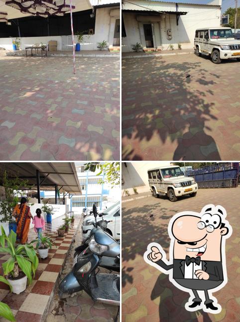 Enjoy the view at the outside area of Annapurna Bhojanalay