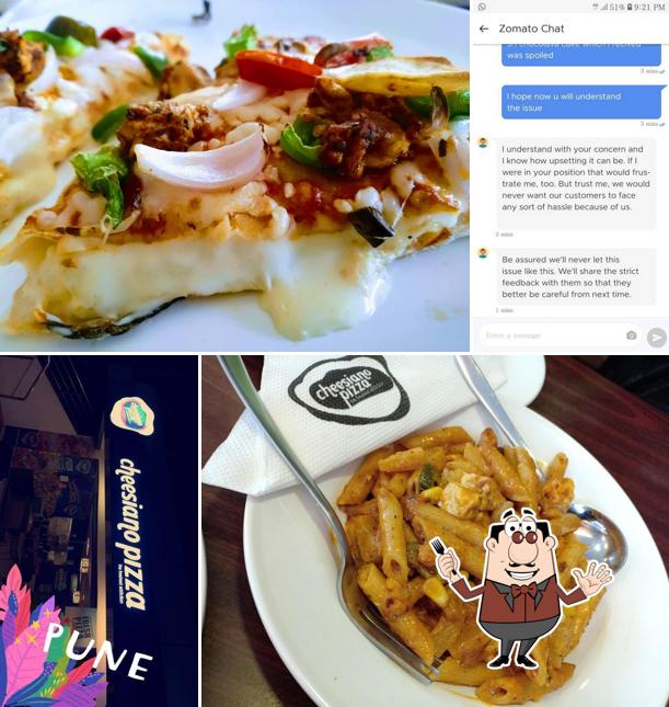 Meals at Cheesiano Pizza Baner