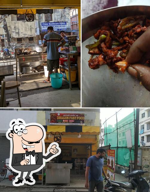 The interior of Dragon Fast Food