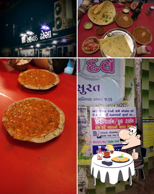 Get a burger at Anand Dosa