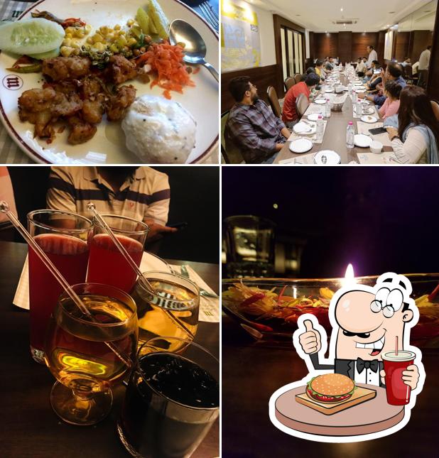 Get a burger at Blue Fox