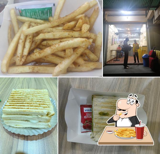 French fries at Club Sandwich Cafe French fries at Club Sandwich Cafe