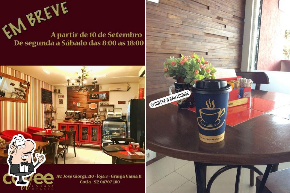 O interior do Coffee Lounge Brasil