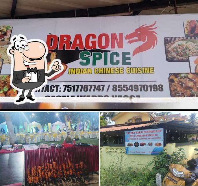 The exterior of Dragon spice restaurant