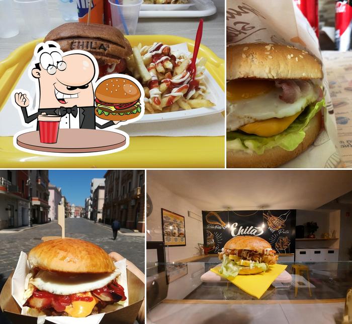 Ordina un hamburger a Ehilà take away