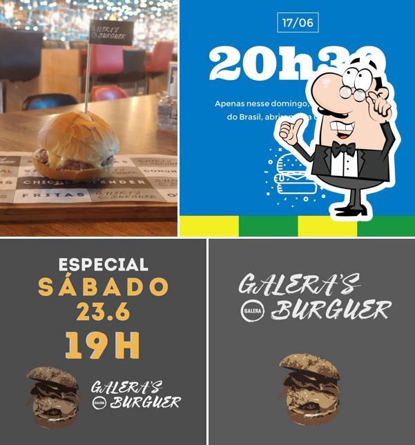 O interior do Galera's Burguer