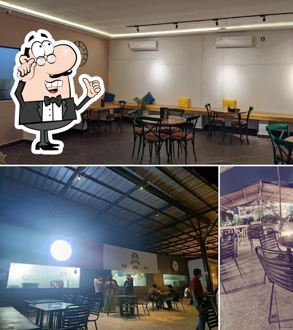 The interior of Infinity Food Village/ Drive In