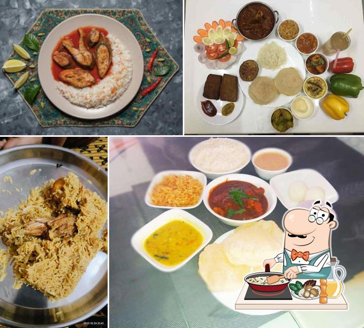 Fried rice at Jhibhe Jal