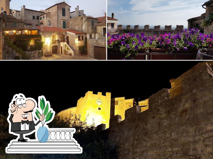 Puoi goderti l'aria fresca da seduto all'esterno di Trattoria Da Carla