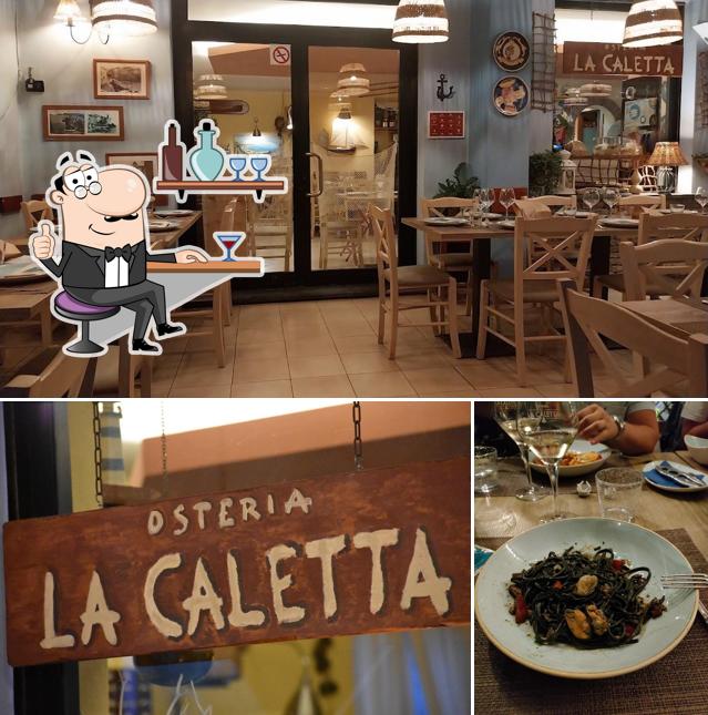 Dai un'occhiata agli interni di Osteria la Caletta