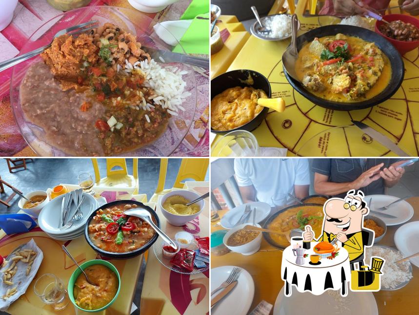 Comida em Restaurante Boca de Galinha