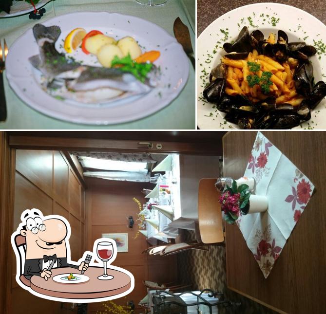 La immagine di cibo e interni da Gasthaus Krone