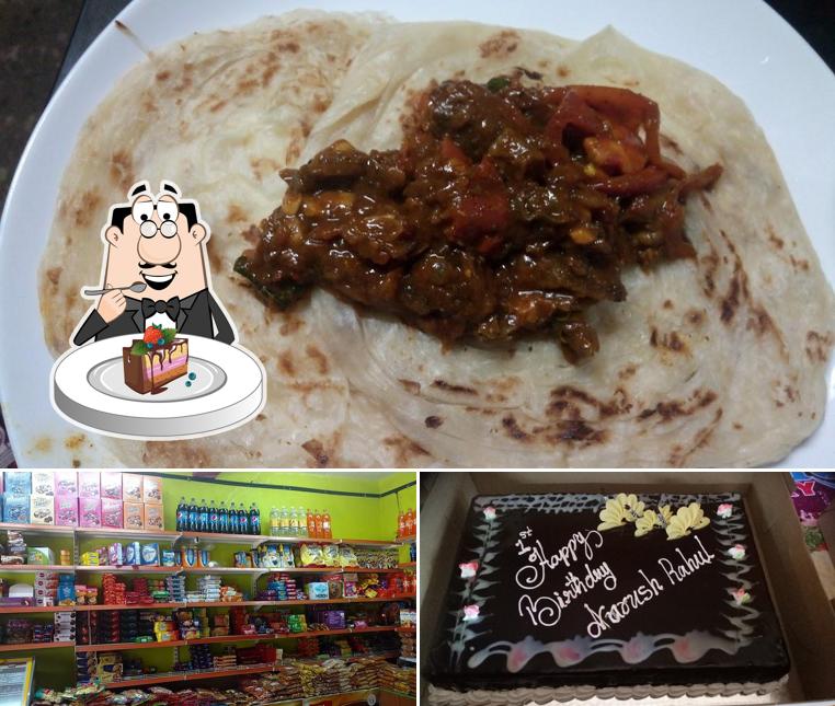 Chocolate cake at Adithya Bakery and Fast Food