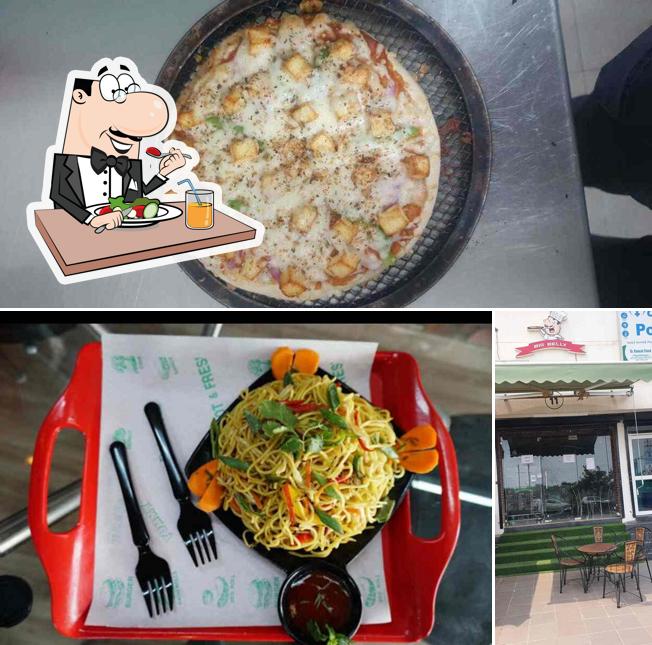 Take a look at the image depicting food and interior at Big Belly