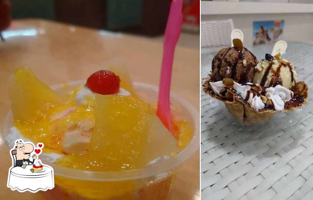 Dinshaw's serves a selection of desserts